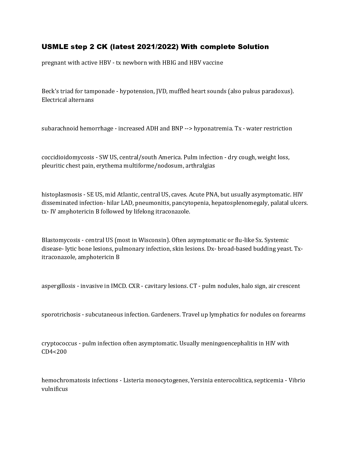 Preview image for USMLE step 2 CK (latest 2021-2022)